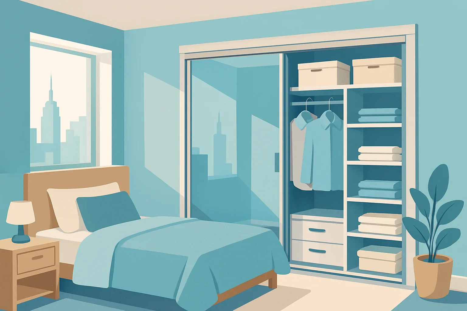 Closets With Sliding Doors in New York City: A Smart Space Fix