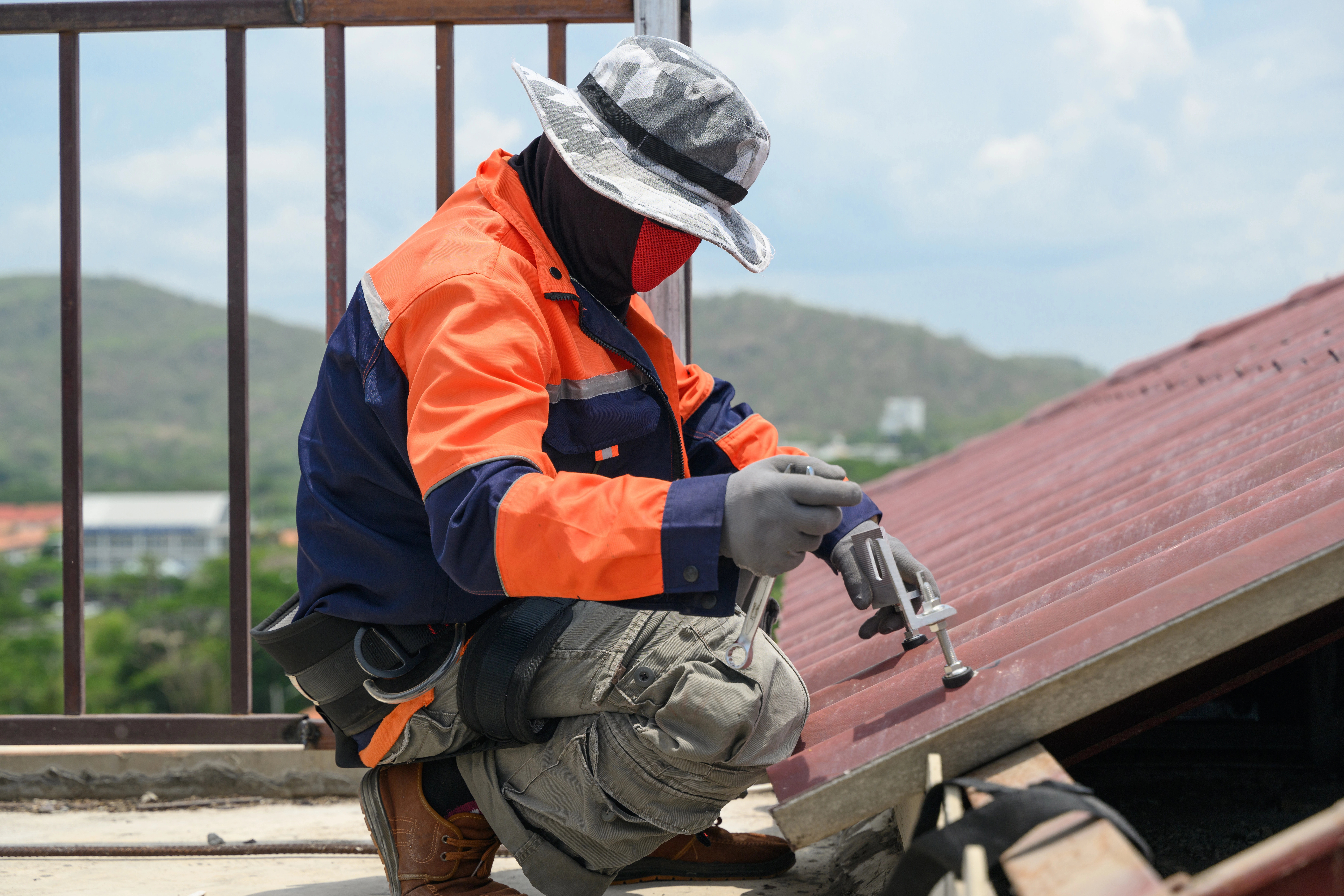 Triangle Roofing team in San Jacinto